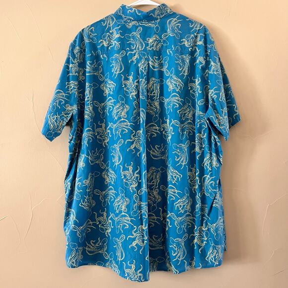 2 Eddie Bauer Men's Classic Fit Short Sleeve Button Down Shirts: Size Men's 3XLT - Picture 8 of 8